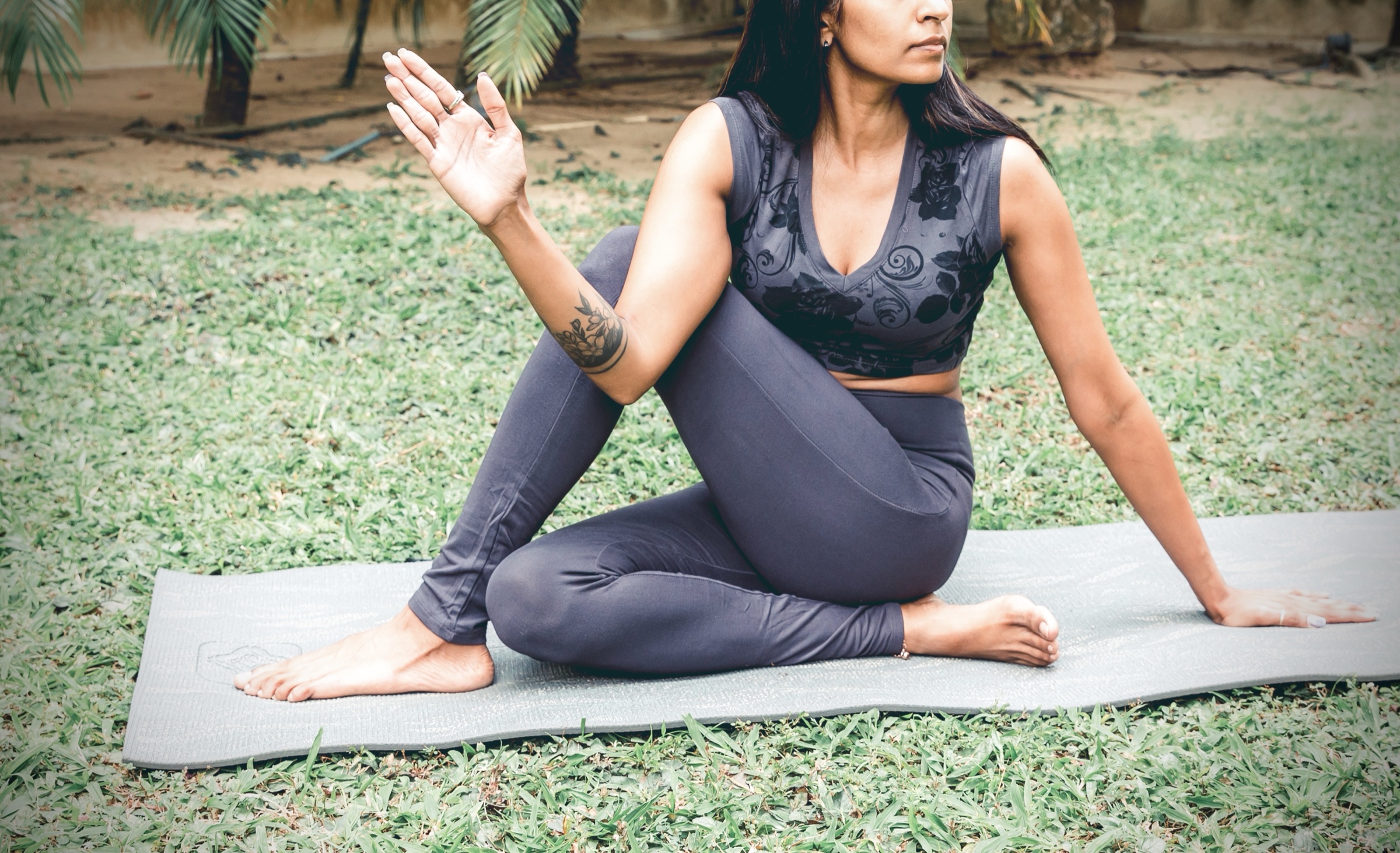 Bharadvaja’s Twist (Bharadvajasana I and II): a gentle seated twist