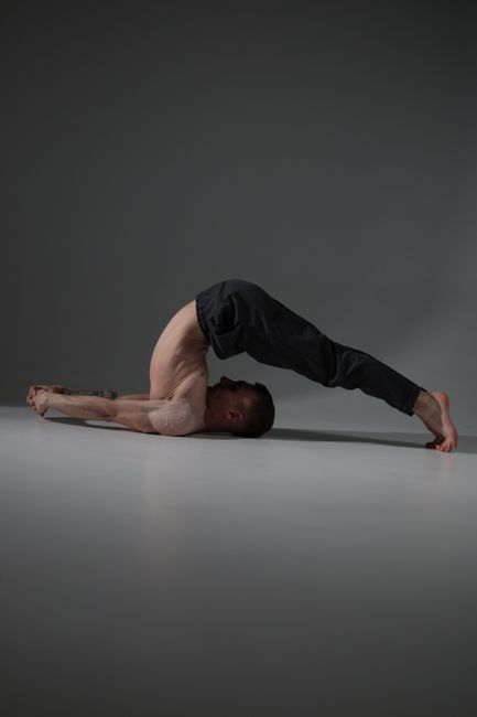 Snail yoga pose