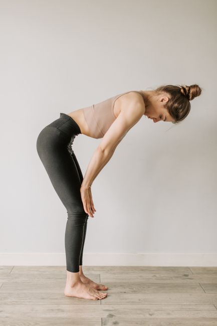 Half Standing Forward Fold yoga pose