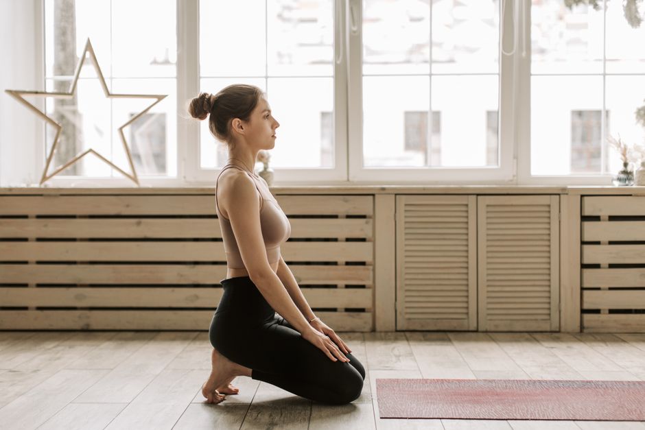 Toe Squat yoga pose