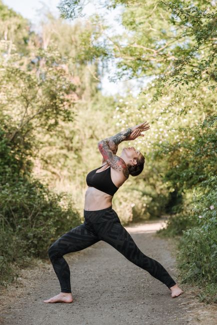 High Lunge yoga pose