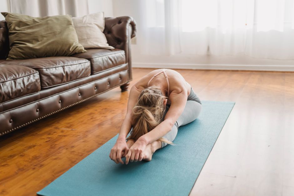Caterpillar yoga pose