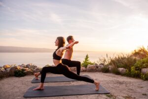 The Vinyasa: plank, chaturanga, upward dog, downward dog