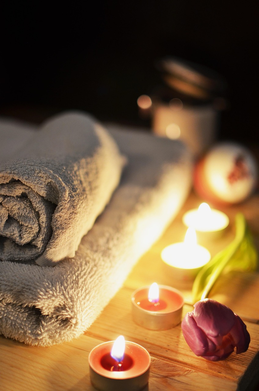 Massage therapy, candles, relaxation, treatment, luxury, spa, massage, towels, tea candles, candlelight, spa treatment, spa, spa, spa, spa, spa, massage